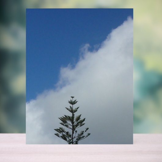 Blau-Himmel im Akrylsigndesign Acrylschild (Neutral)