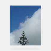 Blau-Himmel im Akrylsigndesign Acrylschild (Vorderseite)