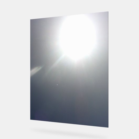 Blau-Himmel im Akrylsigndesign Acrylschild (Winkel)