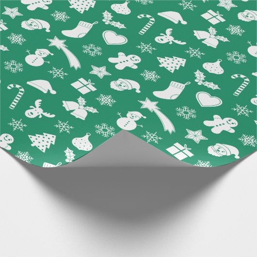 Blau-Hintergrund Geschenkpapier (Ecke)