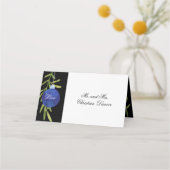 | Blau | Hochzeitsempfang Platzkarte (Rückseite)