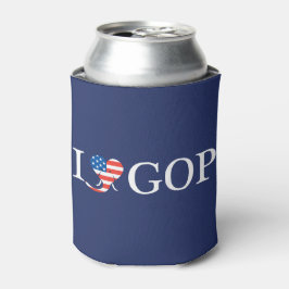 Blau "I Liebe GOP - 'Merica! Dosenkühler