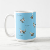 Blau ich liebe Enten Kaffeetasse (Links)