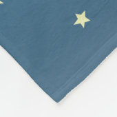 Blau Ich Liebe Sie auf den Mond und zurück Outer S Fleecedecke (Ecke)