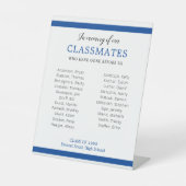 Blau im Gedächtnis unserer Klassenkameraden Wieder Sockelschild (Vorderseite)