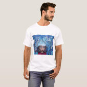 Blau im Regen T-Shirt (Vorne ganz)