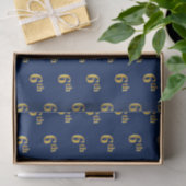 Blau, Imitate Gold 6. (6.) Event Tissue Paper Seidenpapier (Geschenk)