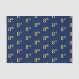Blau, Imitate Gold 8. (Achte) Event Tissue Paper Seidenpapier