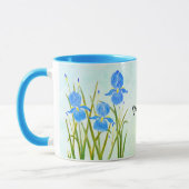 Blau Irische Combo-Tasse mit Text Tasse (Links)