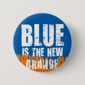 Blau ist die neue Schaltfläche Orange Button (Vorderseite)