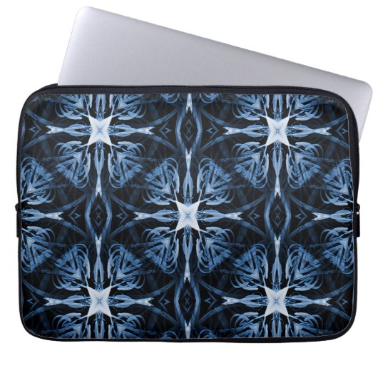 Blau ist meine Liebe... Laptopschutzhülle (Vorderseite)