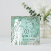 Blau ist meine Valentinsgruß-einst Einladung (Stehend Vorderseite)