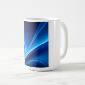 Blau Kaffeetasse (VorderseiteRechts)
