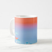 Blau Kaffeetasse (Vorderseite Links)