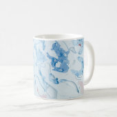 Blau Kaffeetasse (VorderseiteRechts)
