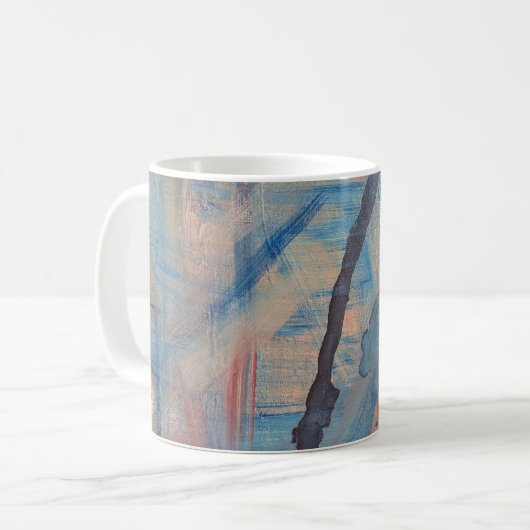 Blau kaffeetasse (Vorderseite Links)