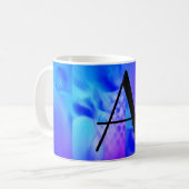 Blau Kaffeetasse (Vorderseite Links)
