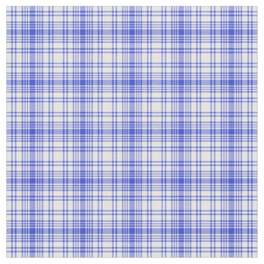Blau Kariert 2 Stoff (Nahaufnahme)
