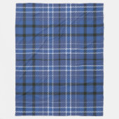 Blau Kariert 60x80 Fleece Blanket (Vorderseite)