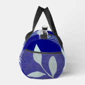 Blau kariert duffle bag (Rechts)