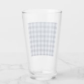 Blau Kariert Glas (Rückseite)