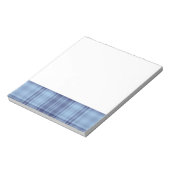 Blau Kariert Notizblock (Rotiert)