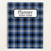 Blau Kariert Planer (Vorderseite)