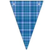 Blau Kariert sein Baby-Duschenflagge Wimpelkette (Erste Fahne)