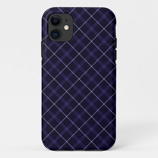 Blau Kariert / Tartan Case-Mate iPhone Hülle (Rückseite)