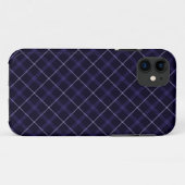 Blau Kariert / Tartan Case-Mate iPhone Hülle (Rückseite (Horizontal))