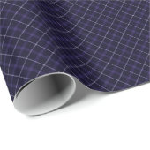 Blau Kariert / Tartan Geschenkpapier (Rolleneckpunkt)