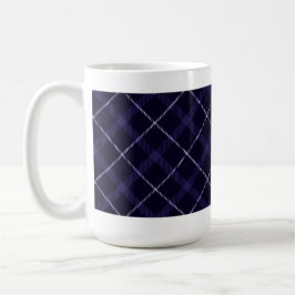 Blau Kariert / Tartan Kaffeetasse