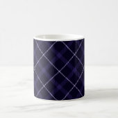 Blau Kariert / Tartan Kaffeetasse (Mittel)