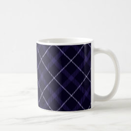 Blau Kariert / Tartan Kaffeetasse