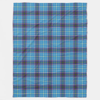 Blau kariert, Texas Staat tartan Fleecedecke