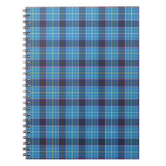 Blau kariert, Texas Staat tartan Notizblock