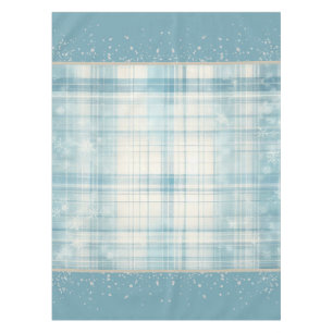 Blau Kariert Tischdecke