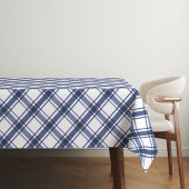 Blau Kariert Tischdecke