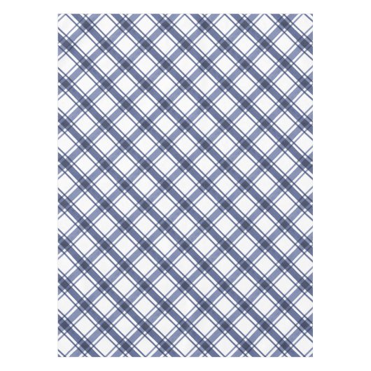 Blau Kariert Tischdecke (Vorderseite)