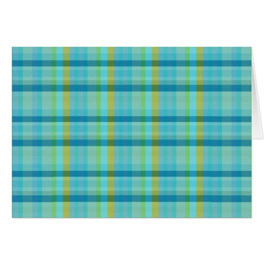 Blau Kariert von Shirley Taylor (Vorderseite (Horizontal))