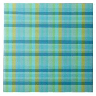 Blau Kariert von Shirley Taylor Fliese