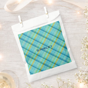 Blau Kariert von Shirley Taylor Geschenktütchen