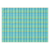 Blau Kariert von Shirley Taylor Tischdecke (Vorderseite (Horizontal))