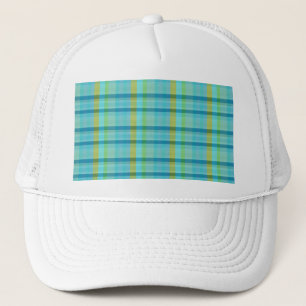 Blau Kariert von Shirley Taylor Truckerkappe