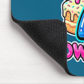 Blau karierter Ich war 6 jetzt bin ich 7 Geburtsta Mousepad (Ecke)