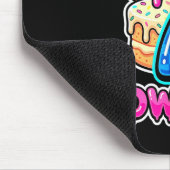 Blau karierter Ich war 6 jetzt bin ich 7 Geburtsta Mousepad (Ecke)