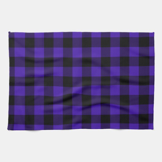 Blau kariertes Küchentuch (Horizontal)