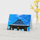 Blau, Karte (Gelbe Blume)