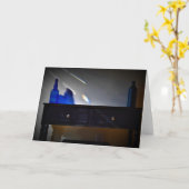 Blau, Karte (Gelbe Blume)