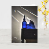 Blau, Karte (Gelbe Blume)